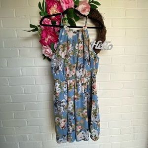 Francesca’s Blue Pair Skater Dress